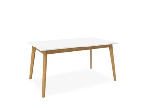 Mesa De Comedor Artica Blanco Helsinki 1.50 mts
