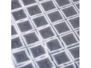 Cortina de Baño con Efecto Óptico en 3D