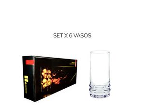 Set x 6 Vasos Para Jugo