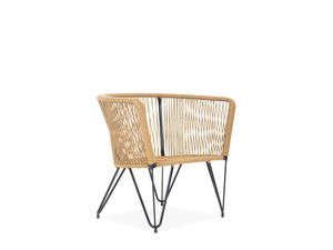 Sillón de Exterior Caño Color Negro