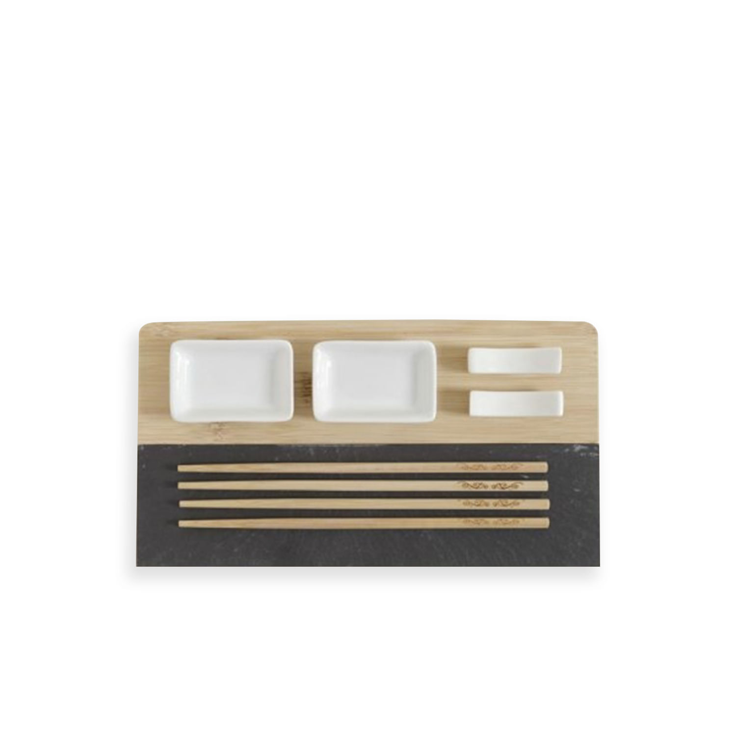 Plateau Bambou García De Pou Pour Sushi 30x11x2.5cm - Naturel Et Écologique