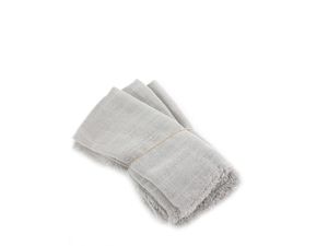 Set x 4 Servilletas Gris Tusor