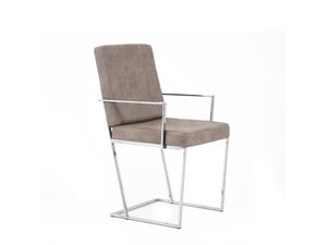 Silla de Comedor Willy Caño Color Cromo