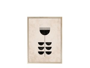 Cuadro Flor Negra