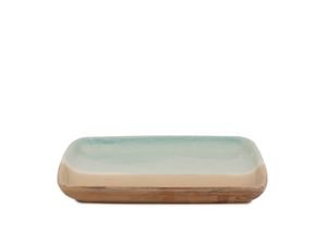 Plato Cuadrado Agatha  Ceramica