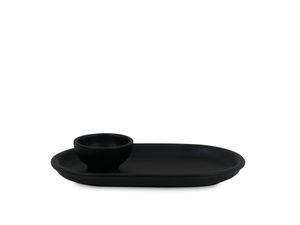 Set De tablita y Salsero Flo  Ceramica