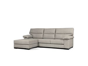 Sofa Nipur Chaise Longue Izquierdo Oxford Plata