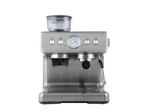Cafetera Espresso Smartlife EC-G5020 Espumador de Leche y Molinillo