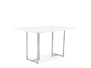 Mesa De Comedor Prisma Cromo 1.30 mts