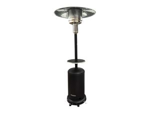 Calefactor Para Exterior Lusqtoff  Acero Inoxidable con Mesa de Apoyo Modelo JK-1008BN