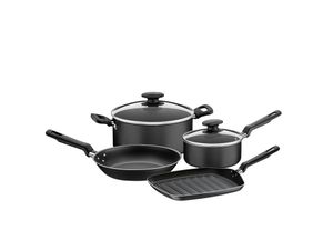 Set Ollas Bateria De Cocina Tramontina Loreto Teflon 4 Pzs