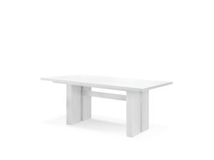 Mesa de Comedor Base Central Blanca 1.60 x 0.90 mts
