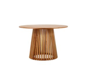 Mesa De Comedor Redonda 1.20 mts Base Varillada