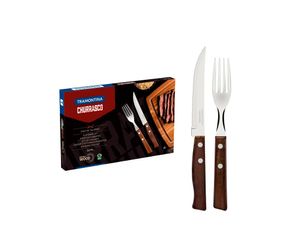 Juego De Cubiertos Tramontina Polywood x 12 Piezas