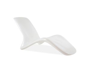 Reposera de Exterior Flotantes Fluid Blanca