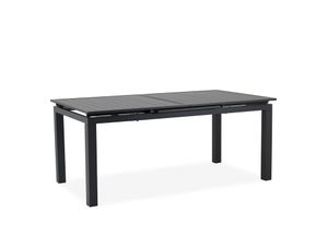Mesa de Exterior Extensible Ricci De 1.80 mts a 2.40 mts Aluminio Negro