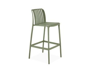 Banqueta Alta de Exterior Verde Modelo Thea