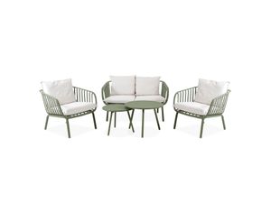 Set Living de Exterior 5 Piezas Color Pistachio