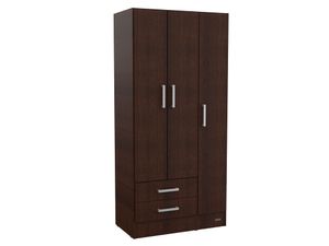 Placard 3 Puertas 2 Cajones Melamina Dakar