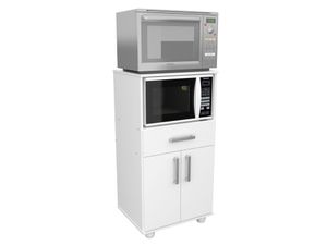 Mueble Para Microondas Y Horno Eléctrico Puertas Y Cajón
