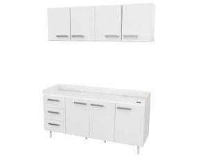 Combo Mueble De Cocina 1,60 Mts. Sin Bacha