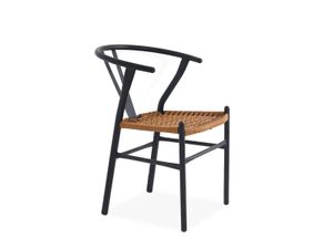 Silla Wishbone Negra
