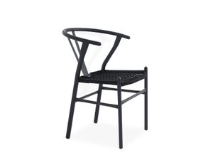 Silla Wishbone Negra