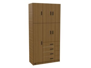 Placard 6 Puertas Dakar Plus Avellana 2.14 mts de alto x 1.05 ancho