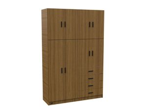 Placard 8 Puertas Dakar Plus Avellana  2.14 x 1.40 mts
