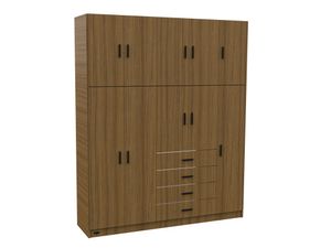 Placard 10 Puertas Dakar Plus Avellana 2.14 x 1.74 mts