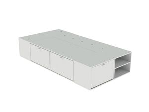 Cama Box Benethon 1 1/2 Plaza 100 x 200 cm Blanco